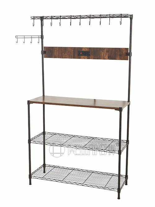 出口品質(zhì)廚房烘焙架咖啡機架帶插板 出口品質(zhì)廚房烘焙架咖啡機架帶插板