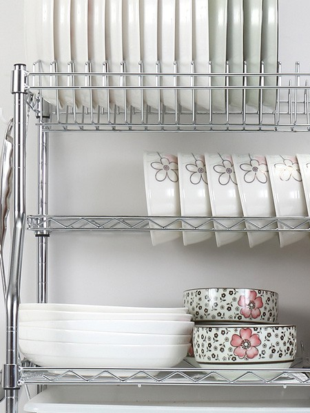 三層廚房碗碟架 三層廚房碗碟架