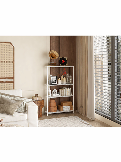 白色洞洞板落地置物架 白色洞洞板落地置物架