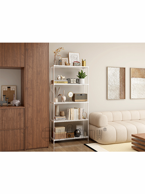 白色洞洞板落地置物架 白色洞洞板落地置物架