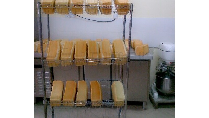 面包店食品店烘培坊餐飲店無(wú)菌食品貨架方案