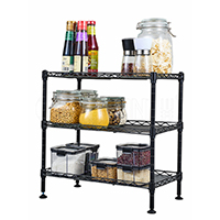 簡約桌面儲(chǔ)物架_多層可拆裝網(wǎng)格置物架（2）