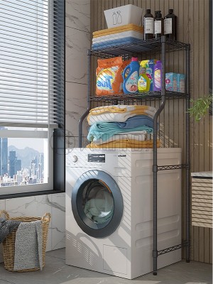 衛(wèi)生間洗衣機(jī)金屬收納置物架 衛(wèi)生間洗衣機(jī)金屬收納置物架