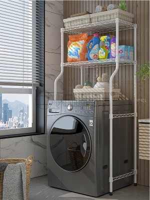 衛(wèi)生間洗衣機(jī)金屬收納置物架 衛(wèi)生間洗衣機(jī)金屬收納置物架