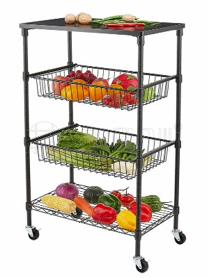 廚房蔬菜水果拉籃收納架 廚房蔬菜水果拉籃收納架