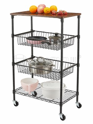 廚房蔬菜水果拉籃收納架 廚房蔬菜水果拉籃收納架