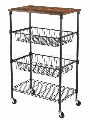 廚房蔬菜水果拉籃收納架 廚房蔬菜水果拉籃收納架