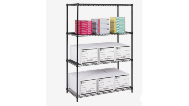 廣東生產(chǎn)貨架 定制堅(jiān)固結(jié)實(shí)碳鋼黑色存放架 NSF認(rèn)證-川井