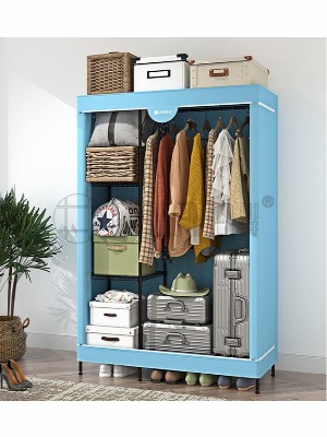 熱銷推薦簡易式衣柜學(xué)生布便捷金屬衣櫥架 熱銷推薦簡易式衣柜學(xué)生布便捷金屬衣櫥架