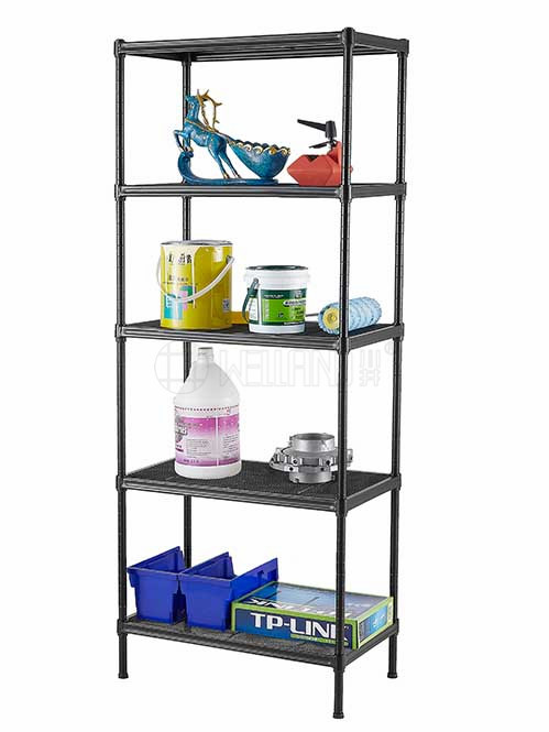 可移動黑色拉網(wǎng)置物架 可移動黑色拉網(wǎng)置物架