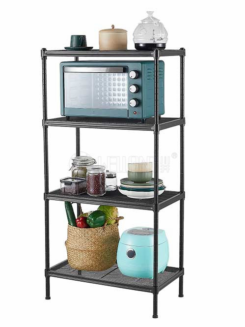 可移動黑色拉網(wǎng)置物架 可移動黑色拉網(wǎng)置物架