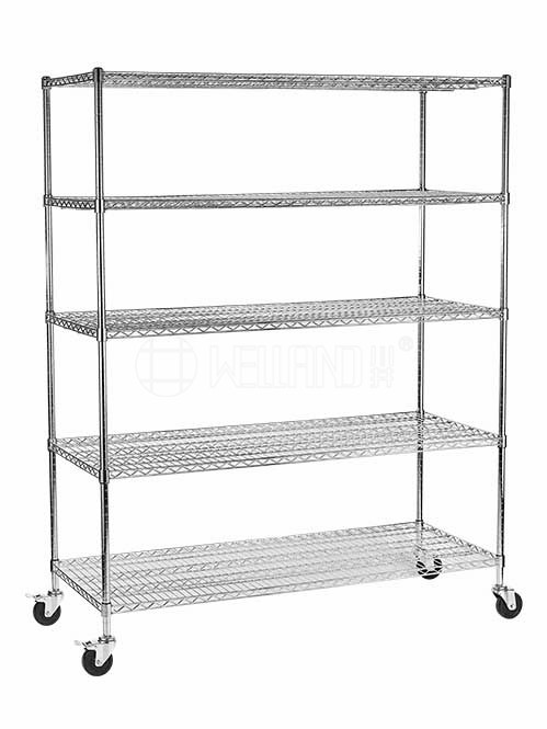 電鍍鉻常規(guī)重型線網(wǎng)貨架 電鍍鉻常規(guī)重型線網(wǎng)貨架