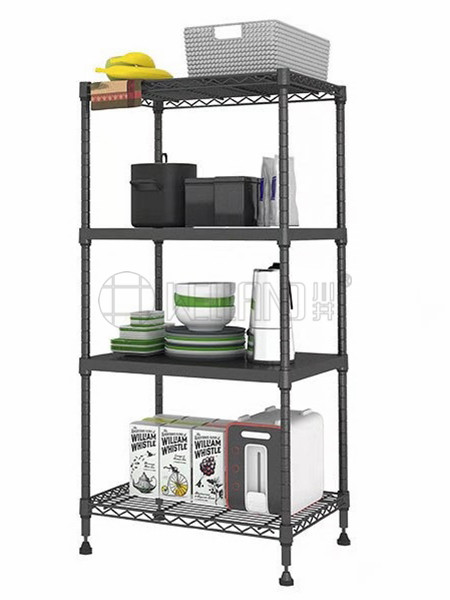 三層黑色噴粉置物架 三層黑色噴粉置物架