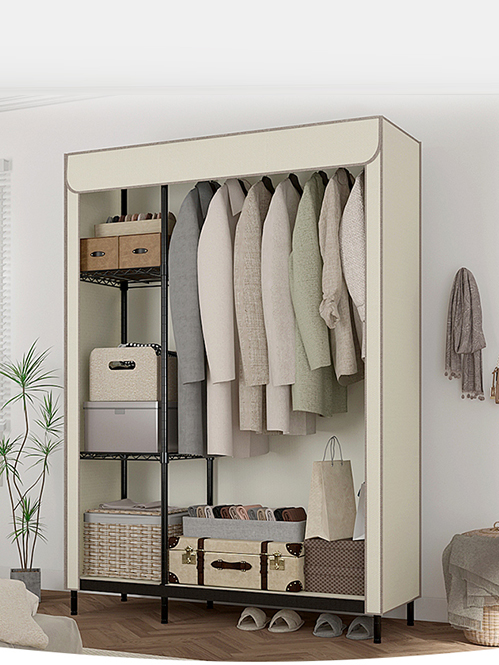 熱銷推薦簡易式衣柜學(xué)生布便捷金屬衣櫥架 熱銷推薦簡易式衣柜學(xué)生布便捷金屬衣櫥架