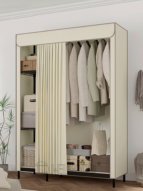 熱銷推薦簡易式衣柜學(xué)生布便捷金屬衣櫥架 熱銷推薦簡易式衣柜學(xué)生布便捷金屬衣櫥架