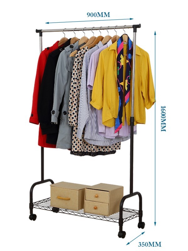 可移動單桿門廳掛衣架 可移動單桿門廳掛衣架