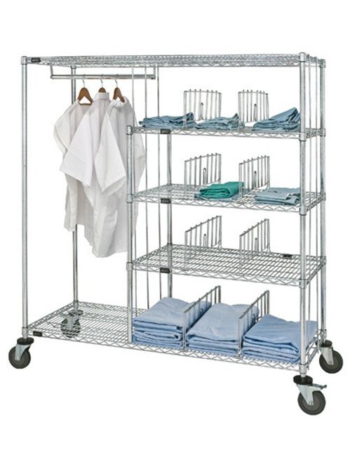 多功能可移動醫(yī)療醫(yī)生工作服收納掛衣架