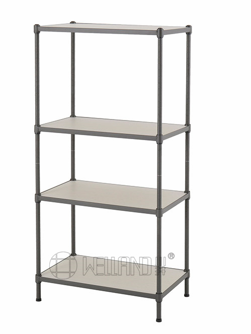 四層 半光黑竹纖板層架 四層 半光黑竹纖板層架