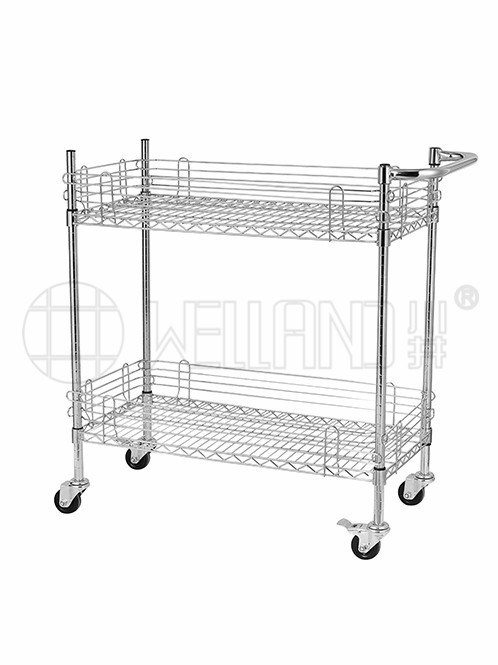 雙層防靜電周轉(zhuǎn)物料推車 雙層防靜電周轉(zhuǎn)物料推車