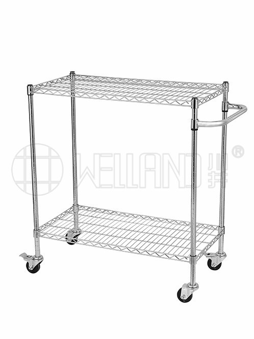 雙層防靜電周轉(zhuǎn)物料推車 雙層防靜電周轉(zhuǎn)物料推車