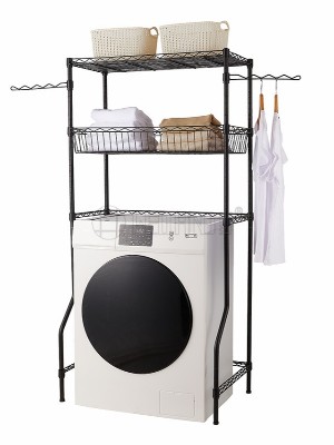 滾筒翻蓋洗衣機金屬收納架