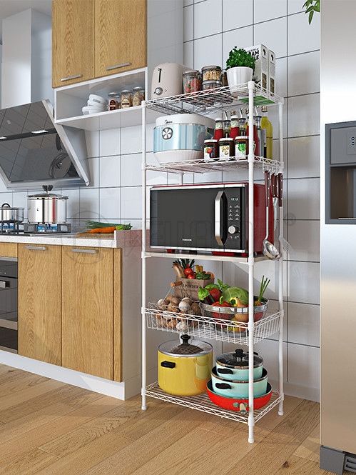 廚房落地廚具廚房用品收納架 廚房落地廚具廚房用品收納架