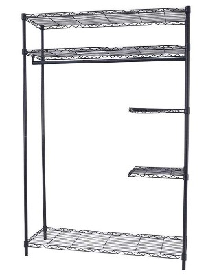 黑色碳鋼鋼管簡(jiǎn)易布衣柜 黑色碳鋼鋼管簡(jiǎn)易布衣柜