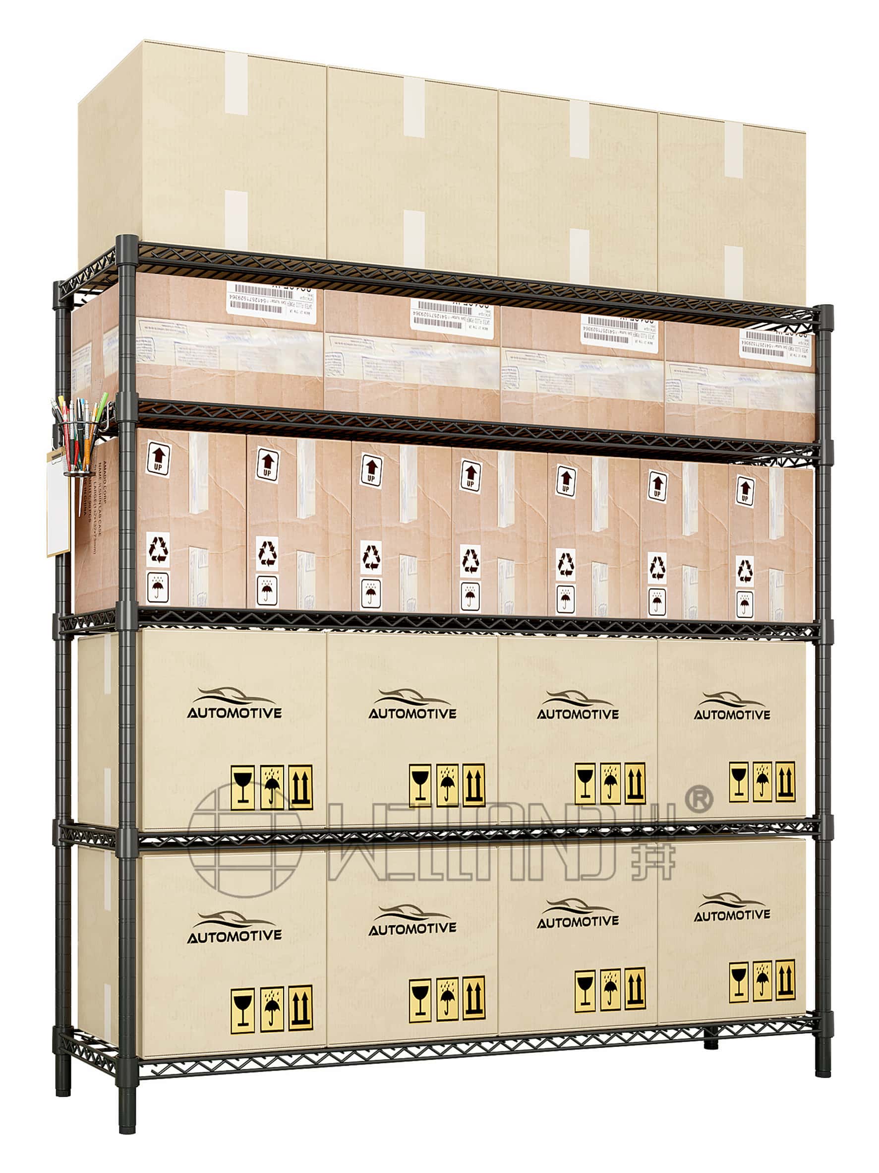 碳鋼噴粉倉(cāng)庫(kù)貨架