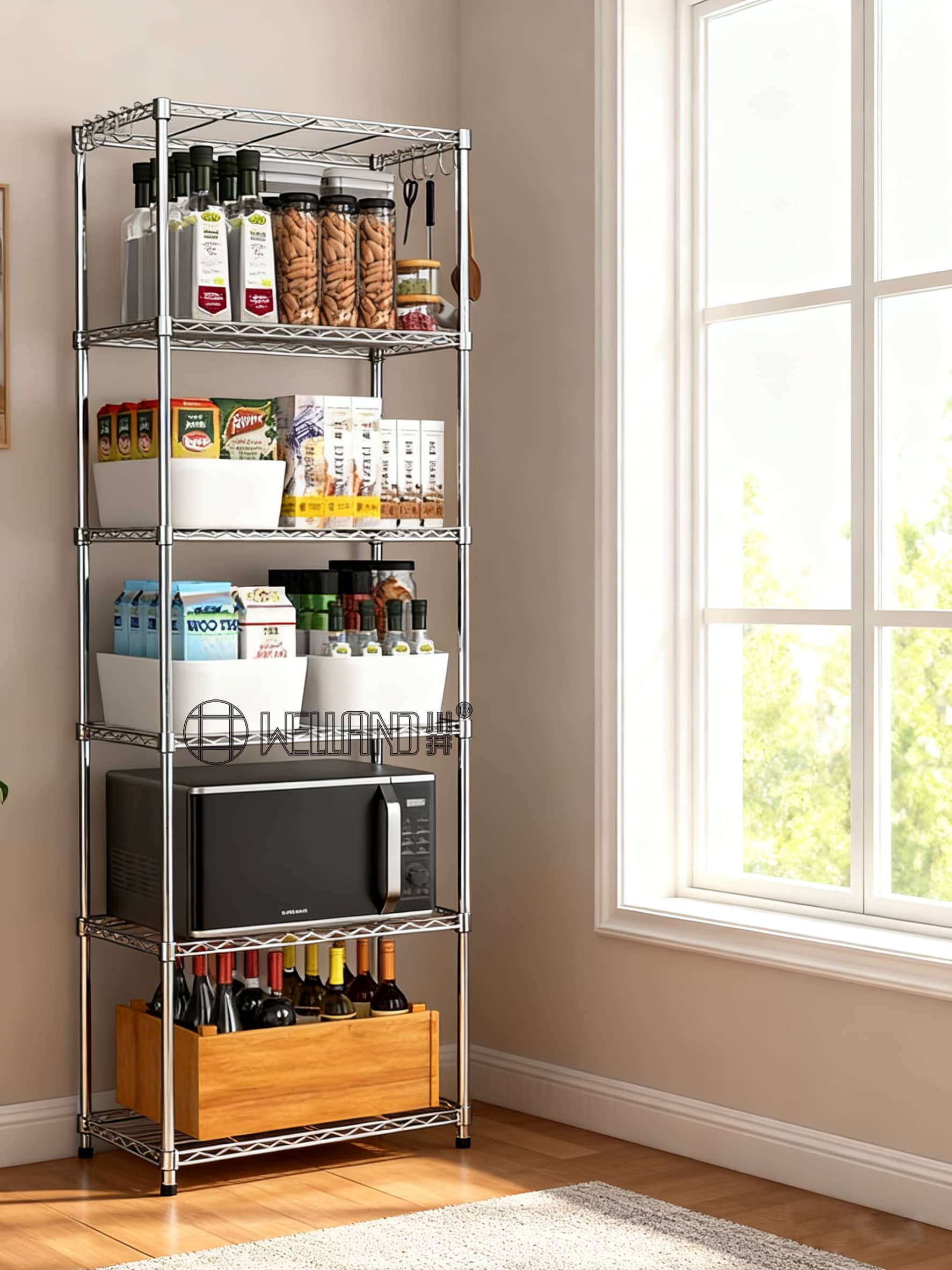 二合一六層置物架 二合一六層置物架