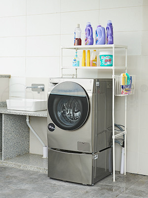 陽臺露臺金屬洗衣機(jī)置物架 陽臺露臺金屬洗衣機(jī)置物架