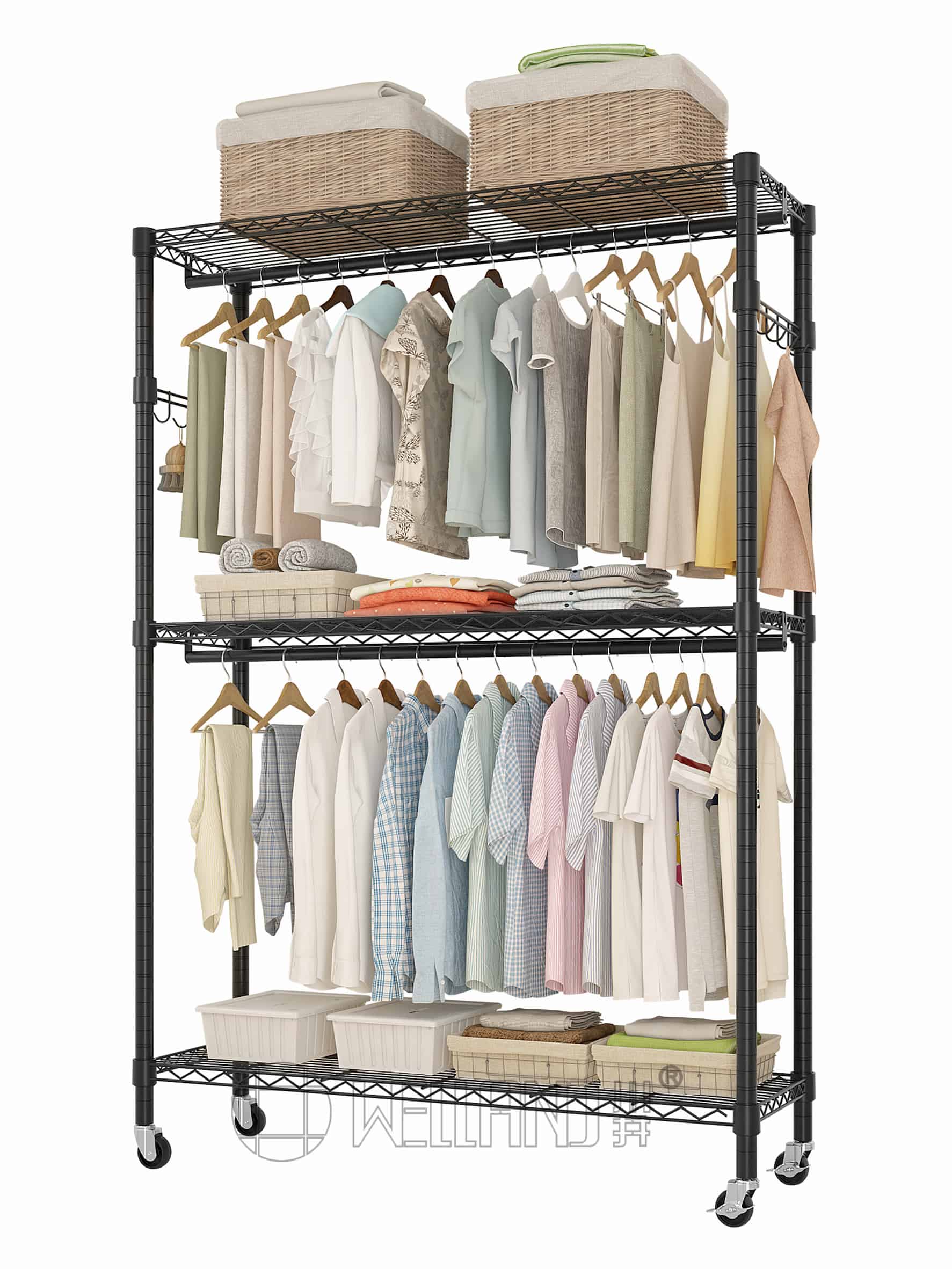 白色簡(jiǎn)易碳鋼衣櫥