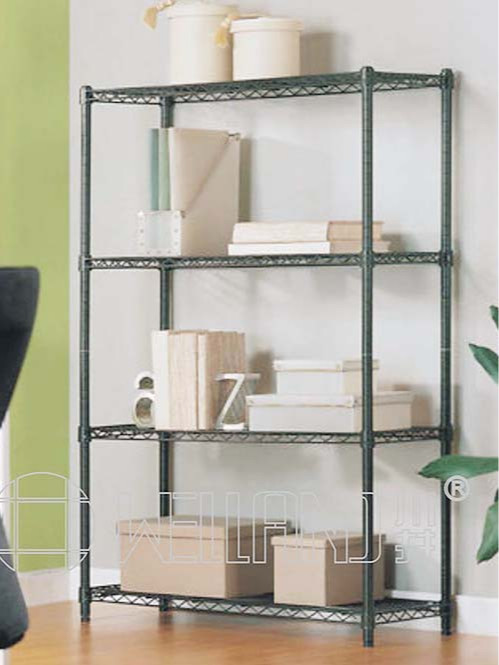 多層辦公室噴粉黑色4層線網(wǎng)置物架 多層辦公室噴粉黑色4層線網(wǎng)置物架