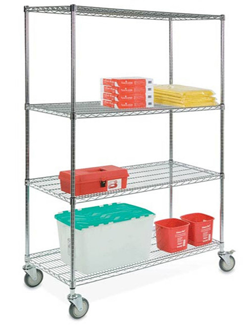 四層電鍍鉻重型多功能線網(wǎng)貨架層架儲物架 四層電鍍鉻重型多功能線網(wǎng)貨架層架儲物架