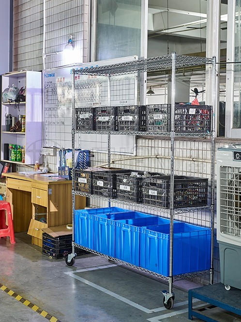 工廠防靜電多層移動(dòng)周轉(zhuǎn)置物架 工廠防靜電多層移動(dòng)周轉(zhuǎn)置物架