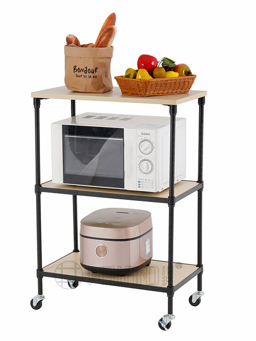 竹纖板廚房推車