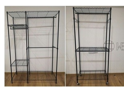 金屬(鐵制)簡易衣櫥架特點(diǎn)簡述