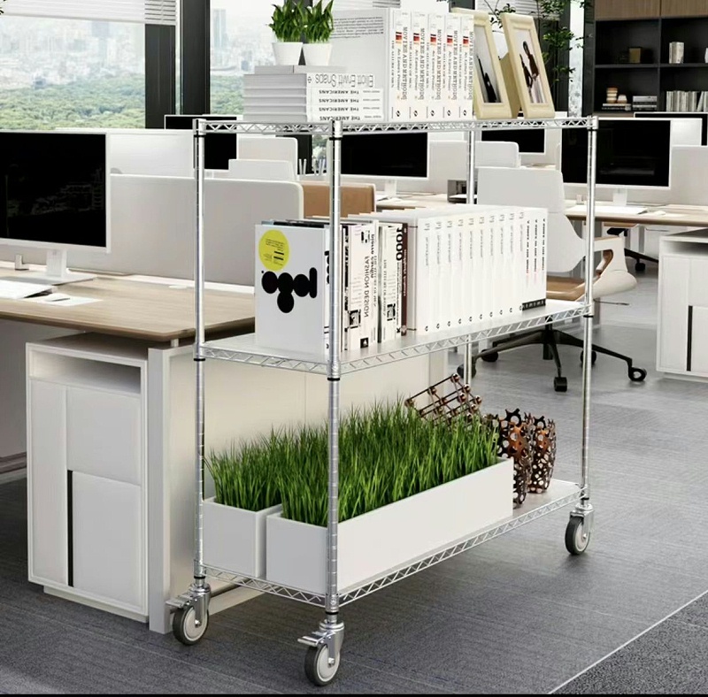 三層帶PP板收納推車成功案例分享-中山常勝