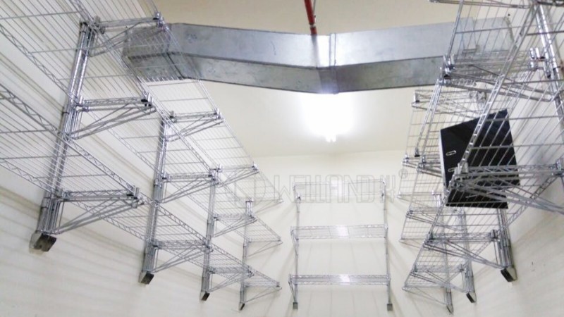 廚房墻上掛架-掛墻層架-墻上儲(chǔ)物架-雜物置物架-高承重金屬掛墻架