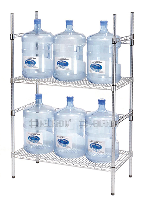 兩層電鍍鉻水桶貨架 兩層電鍍鉻水桶貨架