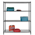 美國NSF認證四層線網(wǎng)置物架_工具雜物置物架_層距可調(diào)貨架-川井