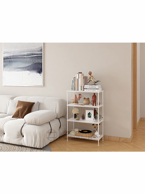 白色多層洞洞板置物架 白色多層洞洞板置物架