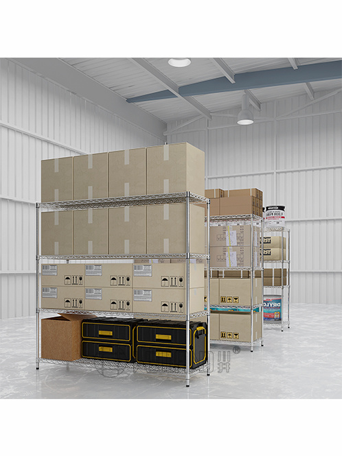 加厚碳鋼多層線網(wǎng)貨架