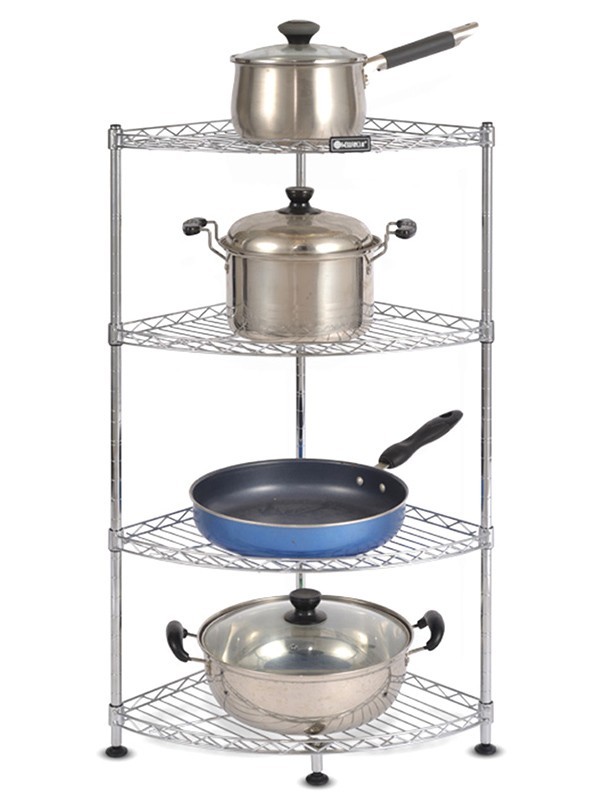 加固四層轉(zhuǎn)角儲物收納架 加固四層轉(zhuǎn)角儲物收納架