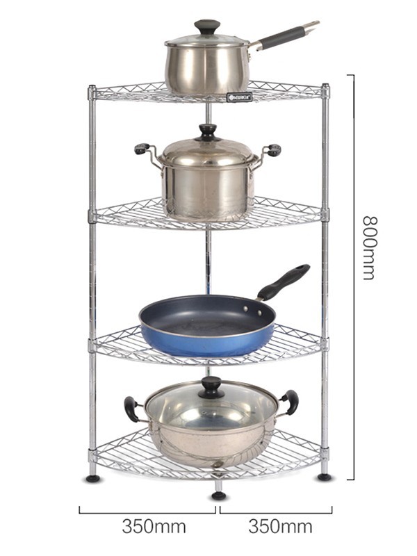 加固四層轉(zhuǎn)角儲物收納架 加固四層轉(zhuǎn)角儲物收納架